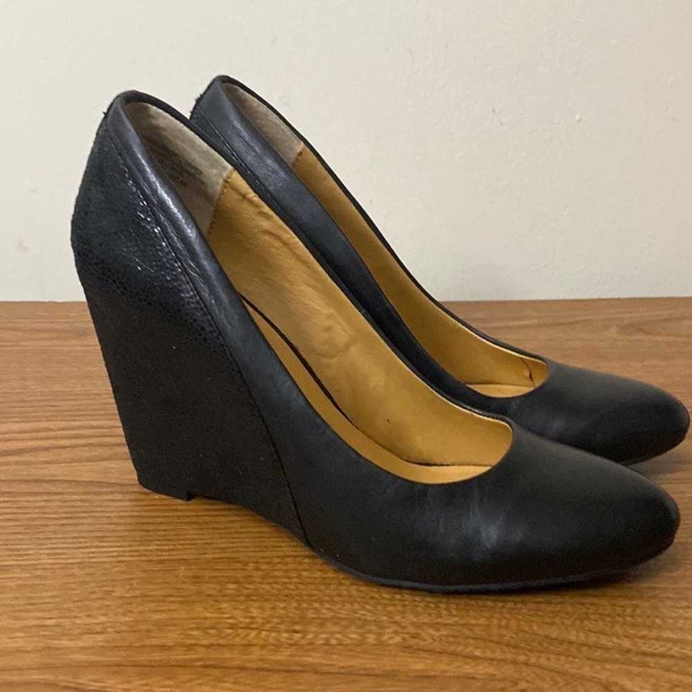 Audrey Brooke leather wedge heel - image 2