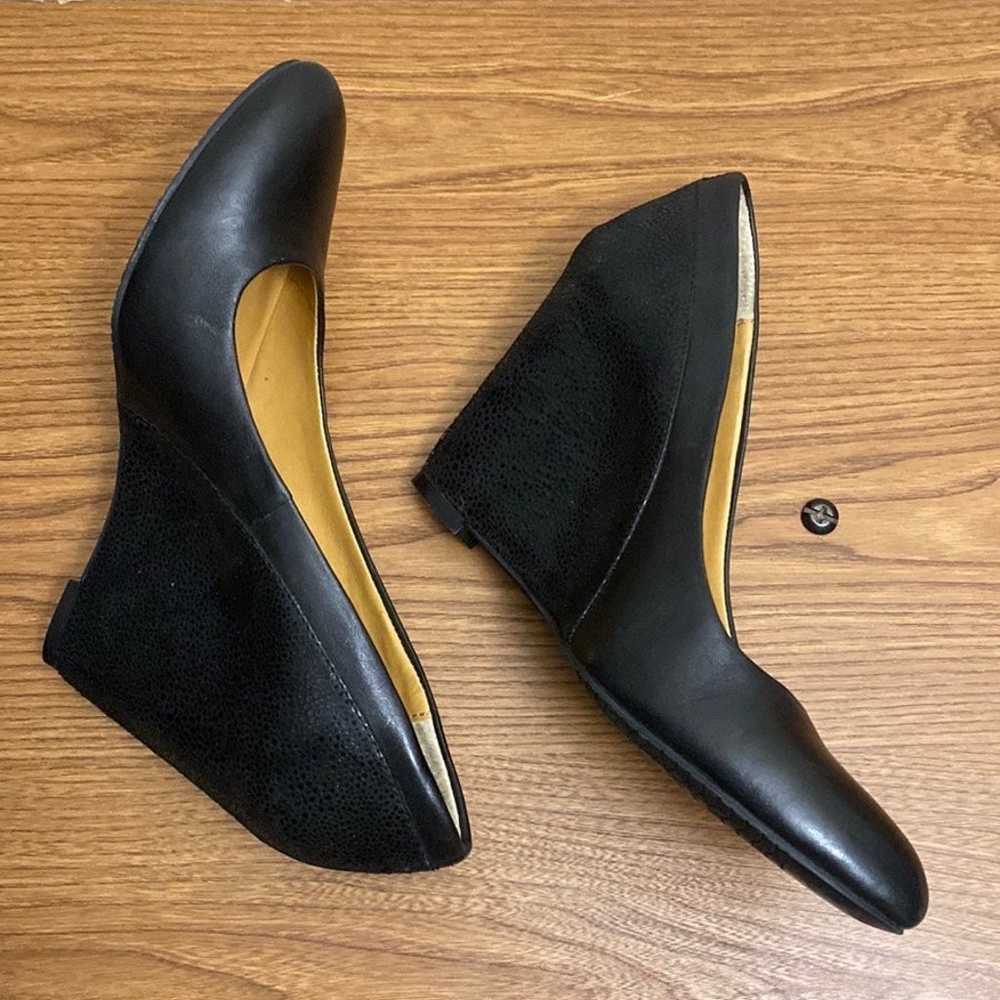 Audrey Brooke leather wedge heel - image 3