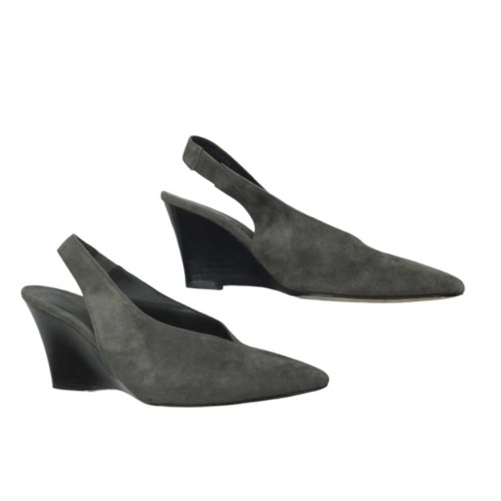 M. Gemi Suede Slingback wedge shoes, 36 - image 1