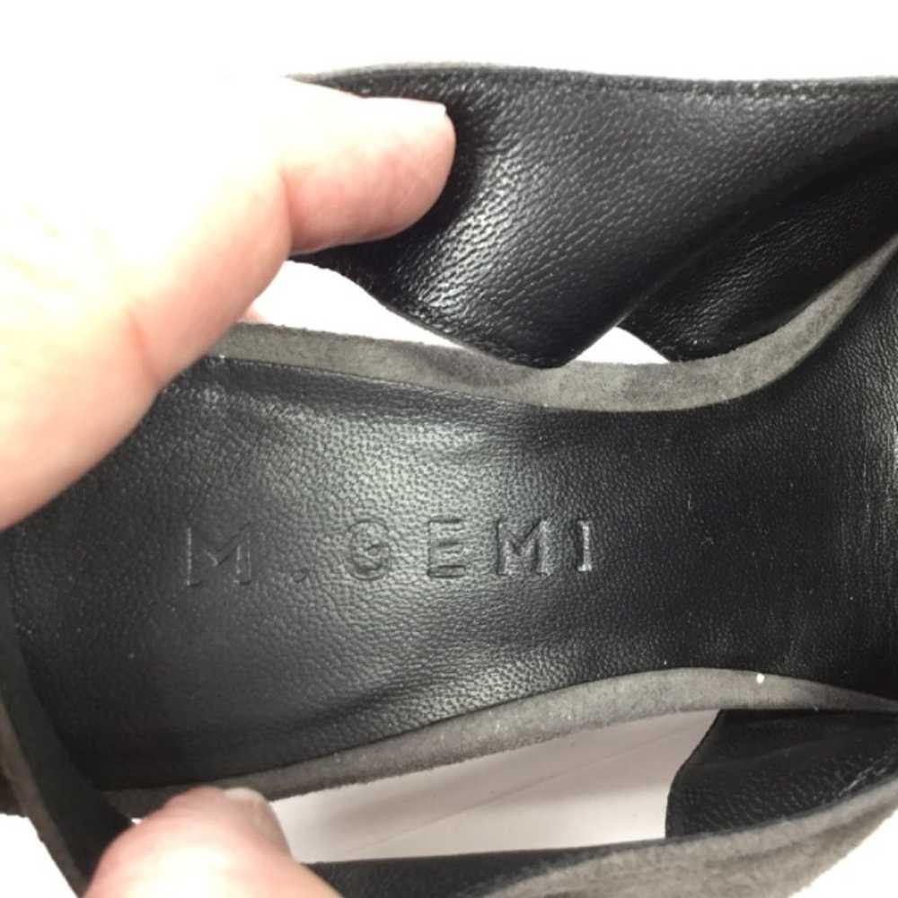 M. Gemi Suede Slingback wedge shoes, 36 - image 4