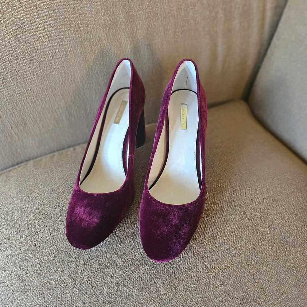 Louise et Cie Women's Jalzy Burgundy Velvet Pump … - image 2