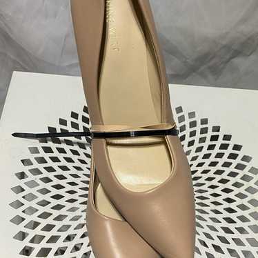 Nine West light beige size 8.5 medium length heels - image 1