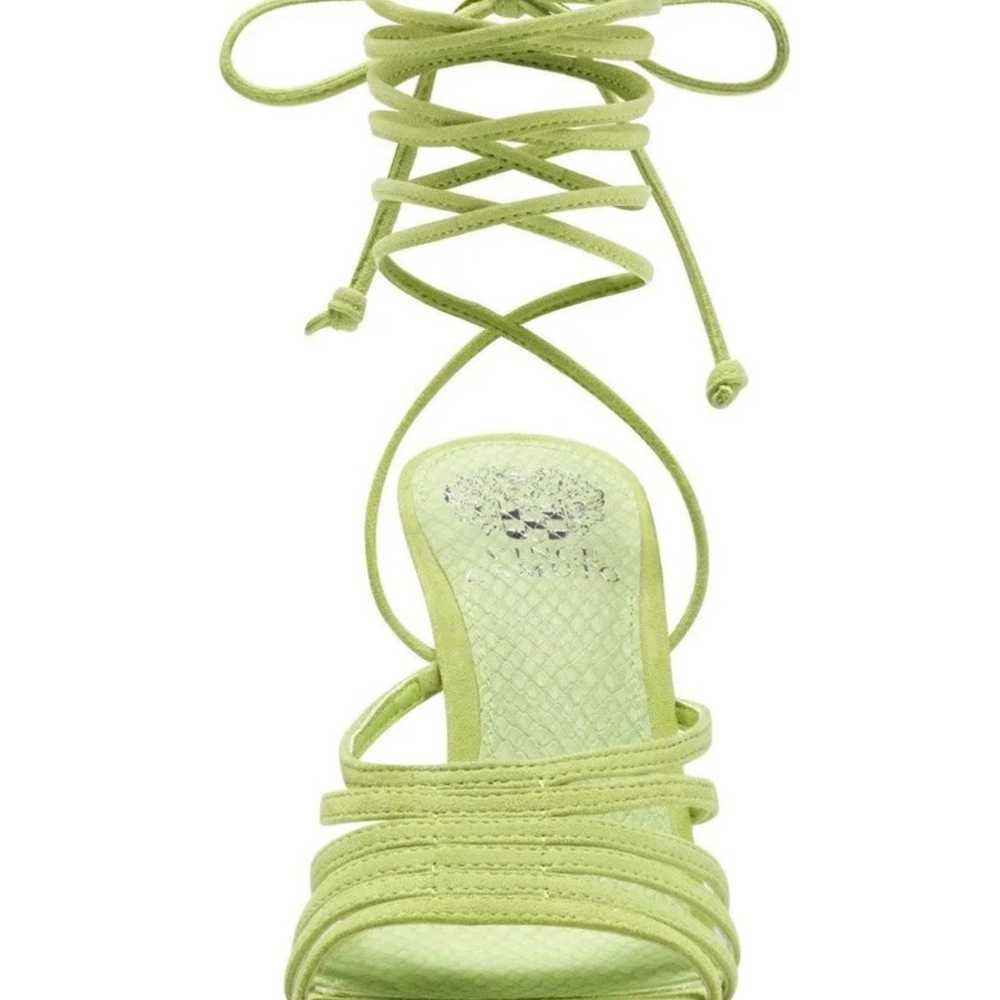 Lime Green Topstitching Strap Ankle Wrap Vince Ca… - image 1