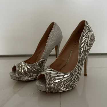 Silver Lauren Lorraine Heels