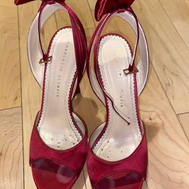 Great condition charlotte olympia red heels