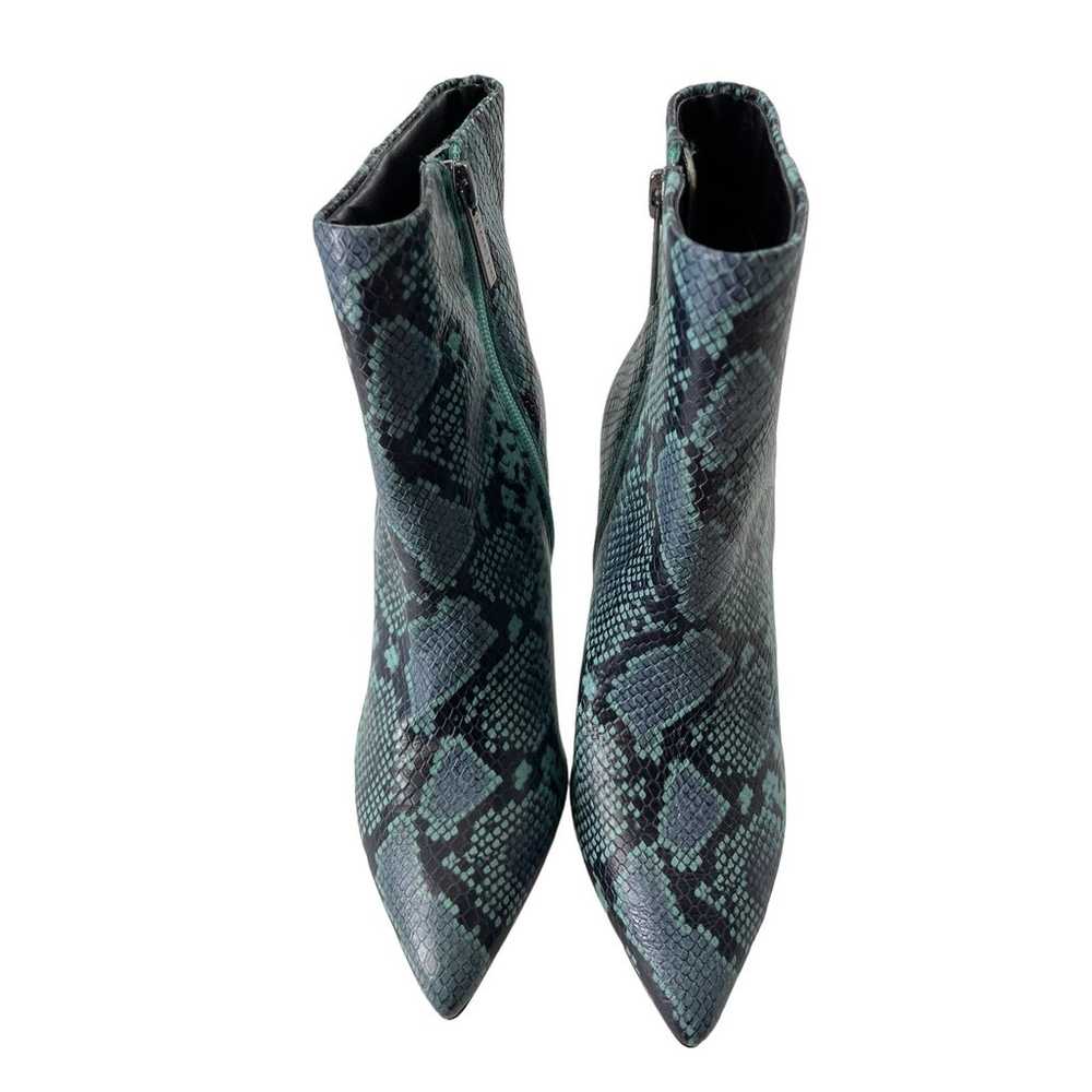 NEW GIANI BINI FAWLIE TEAL WATERS SNAKE PRINT BOO… - image 6