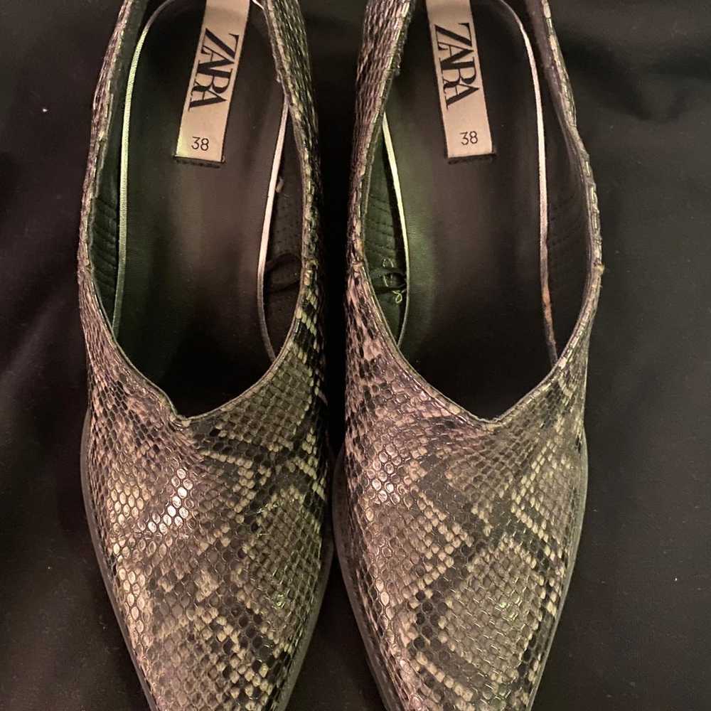 Snake skin size 38 Zara shoes - image 4