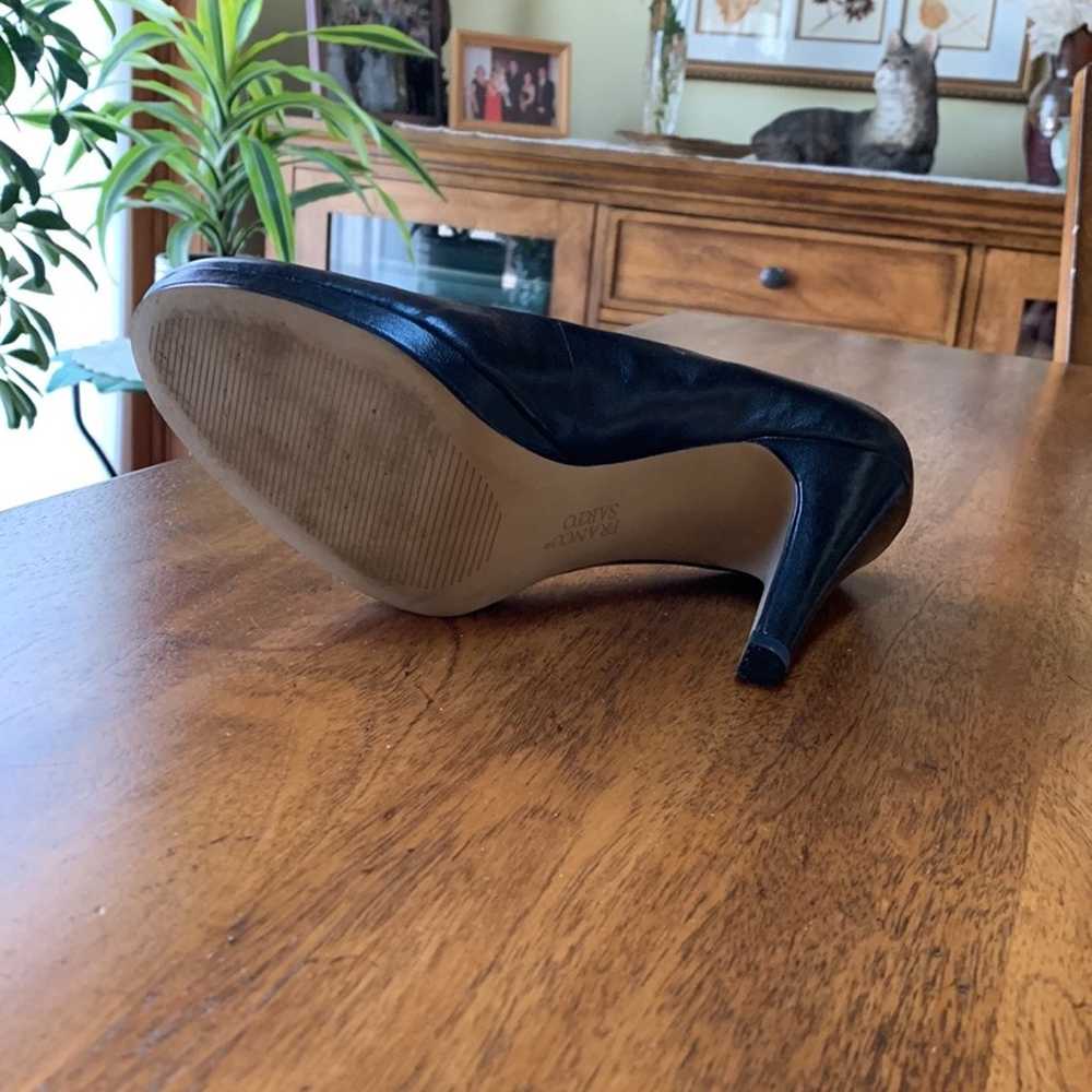 EUC Franco Sarto Black leather 3 inch heels. Worn… - image 6