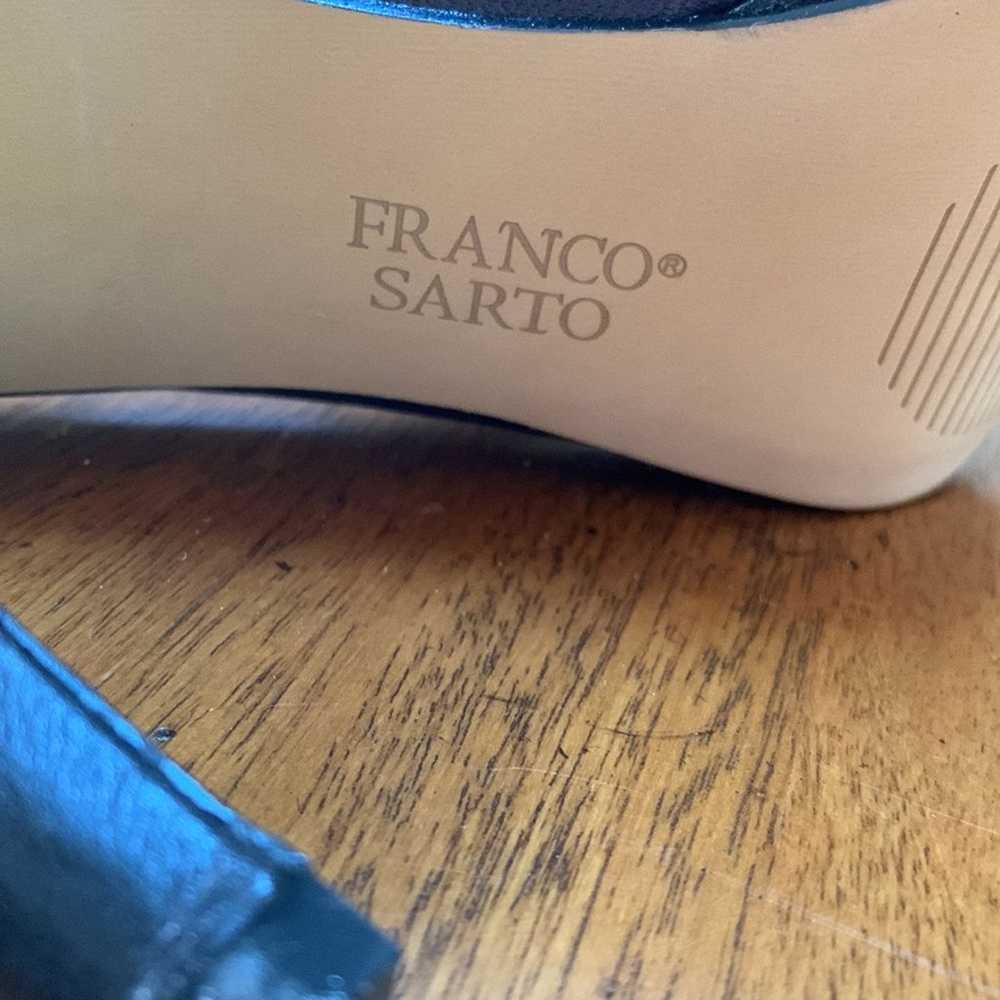 EUC Franco Sarto Black leather 3 inch heels. Worn… - image 7