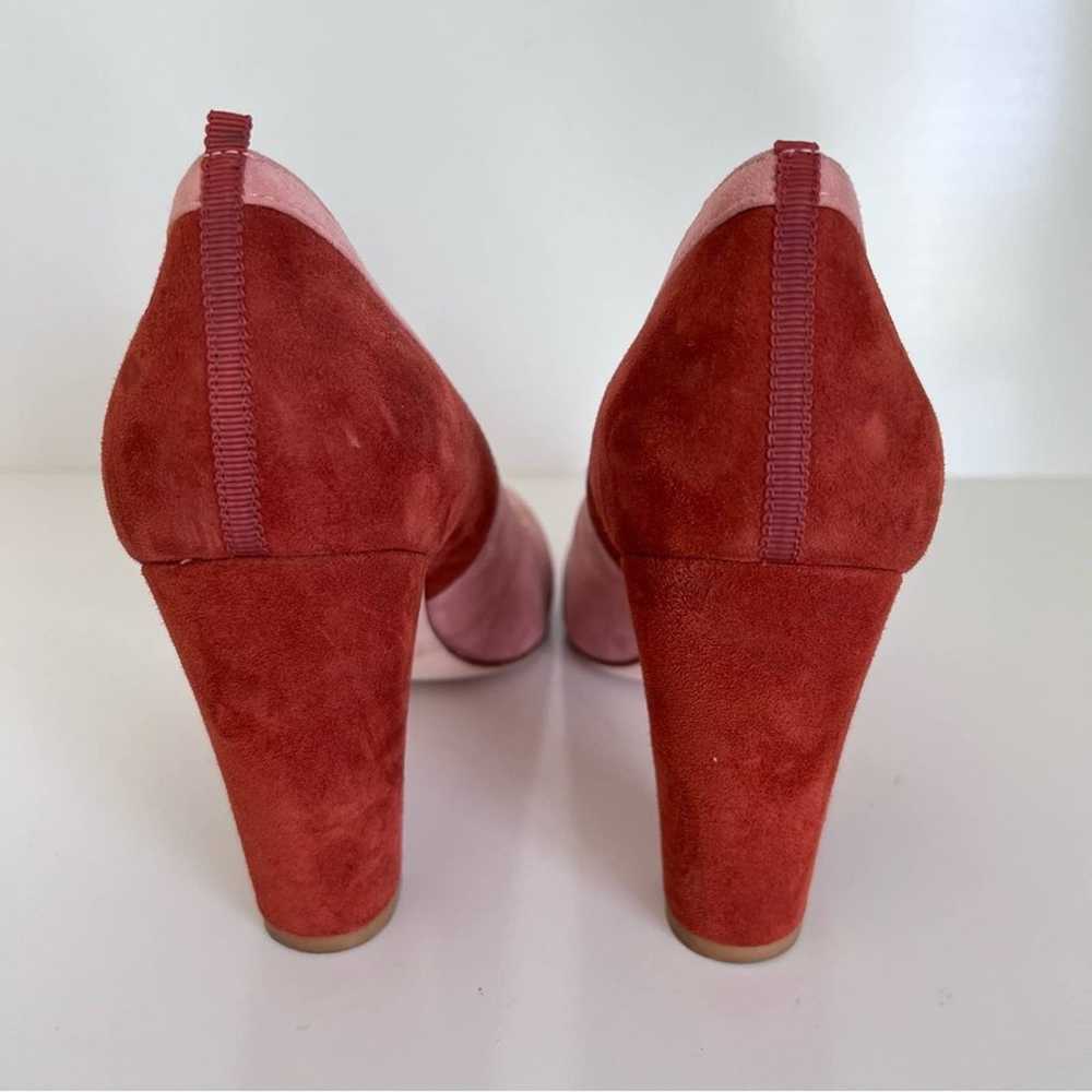Boden Suede Leather Block Heels - image 7