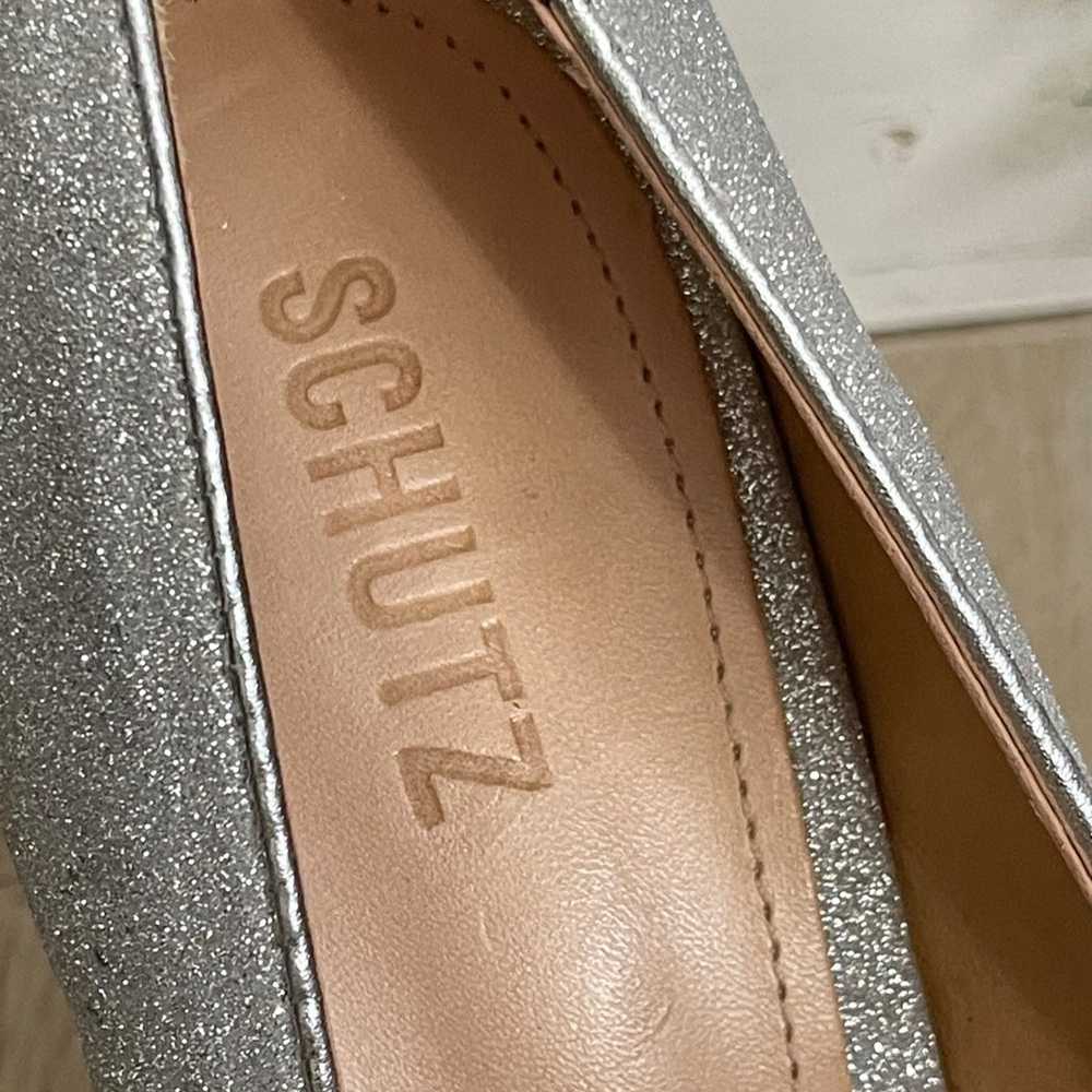 SCHUTZ Woman Glitter Pointed Toe Pumps Size: 9.5B - image 3