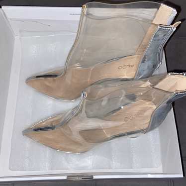 ALDO clear boots - image 1