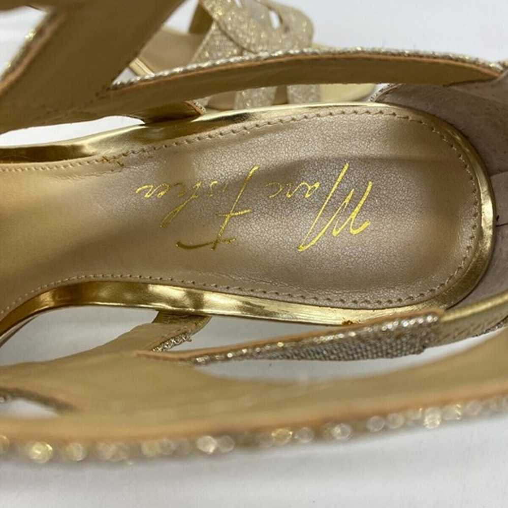 Marc Fisher Sandals Women 9M Sparkling Gold Nala … - image 10
