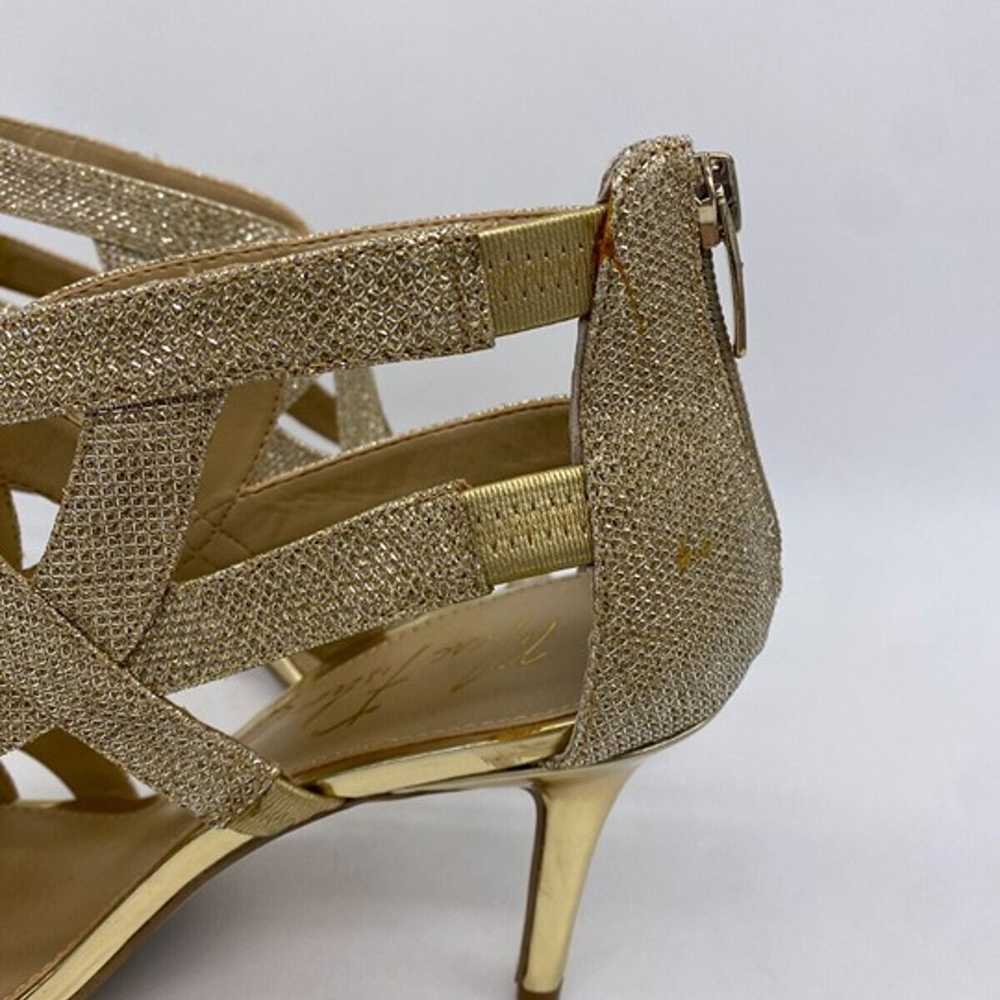 Marc Fisher Sandals Women 9M Sparkling Gold Nala … - image 9