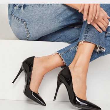 Black Patent Pumps