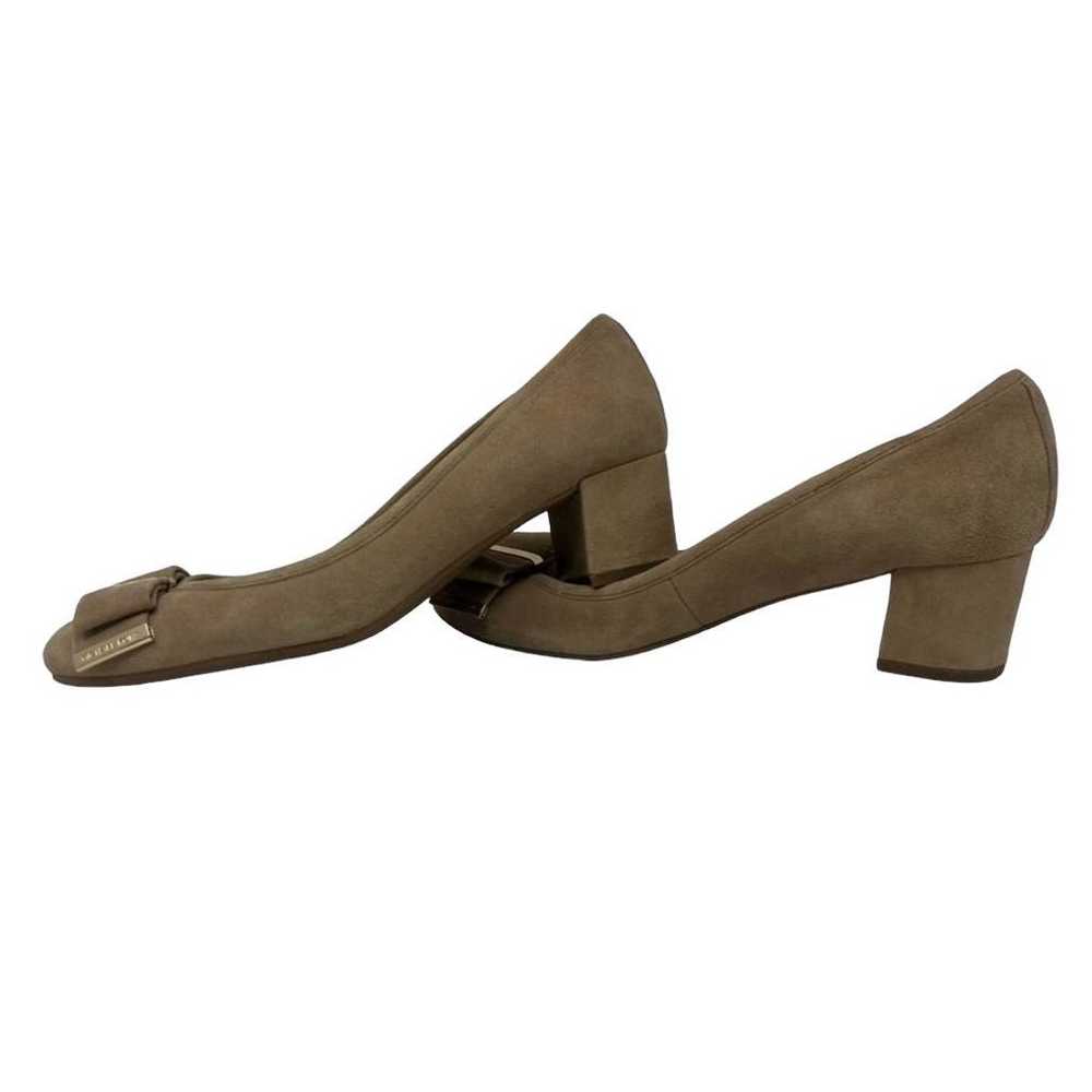 MICHAEL KORS-Kiera Suede Block Heels - image 3