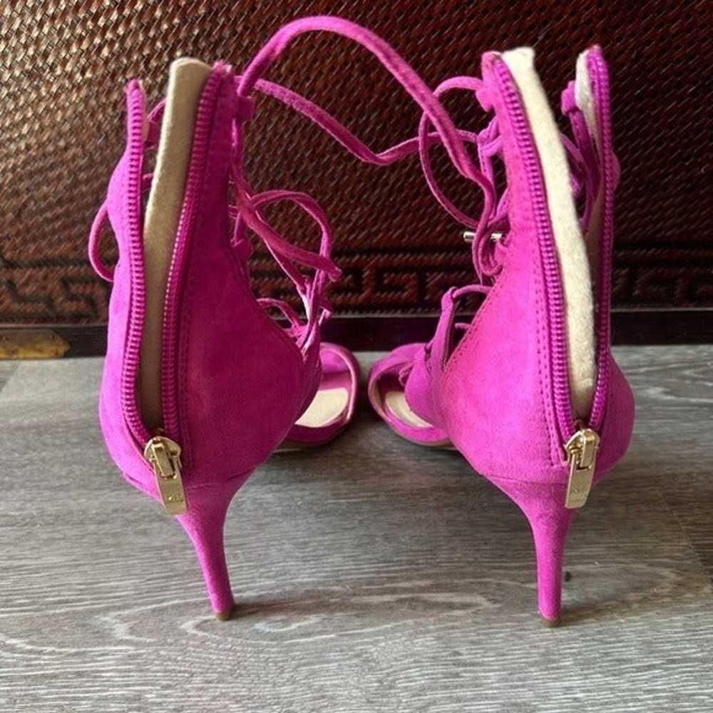 Marc Fisher vintage suede pink purple magenta hee… - image 4