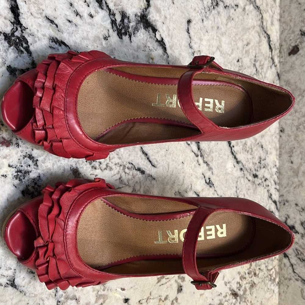 Red Peep-toe High Heel shoes - image 1