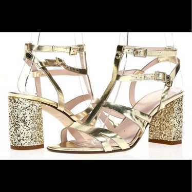 Kate spade glitter block heels 6