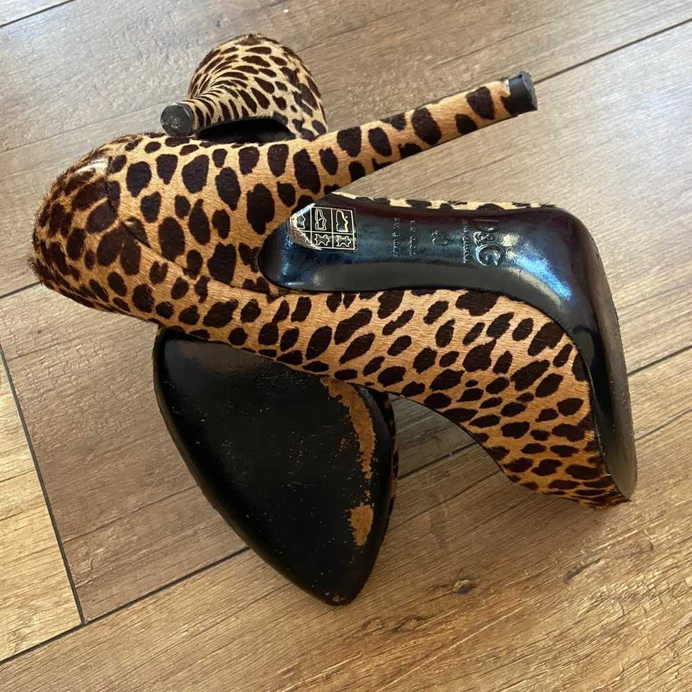 Dolce and Gabbana Animal Print Calf Hair Shoes - image 10