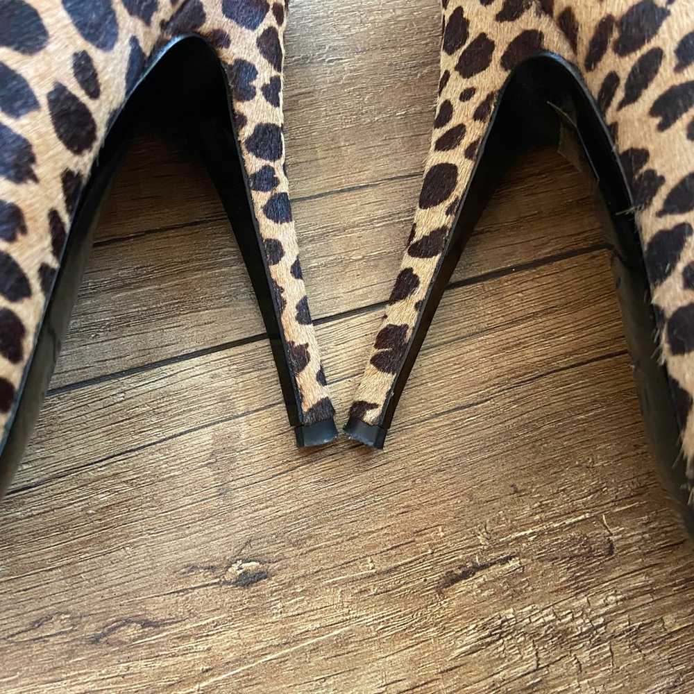 Dolce and Gabbana Animal Print Calf Hair Shoes - image 6