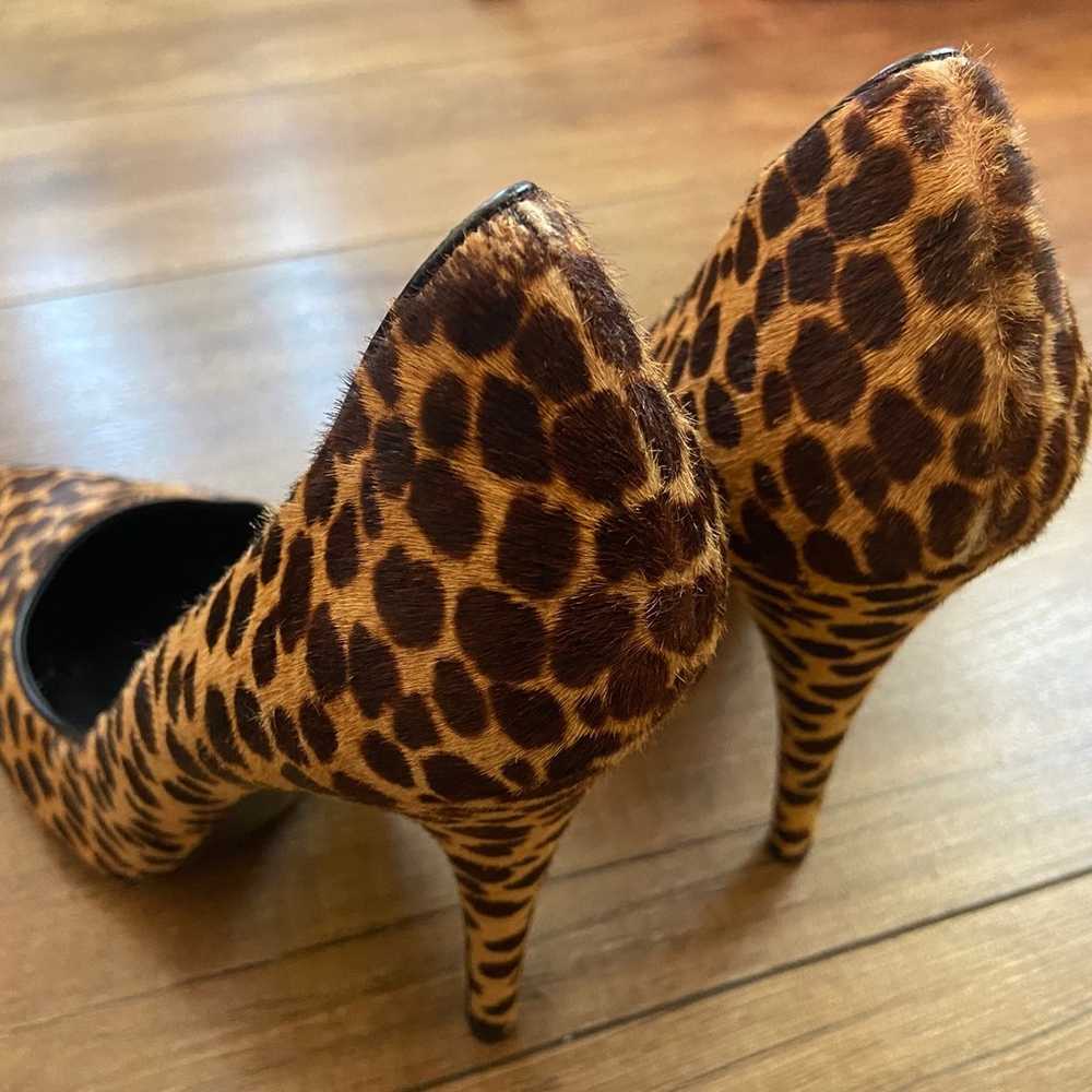 Dolce and Gabbana Animal Print Calf Hair Shoes - image 7