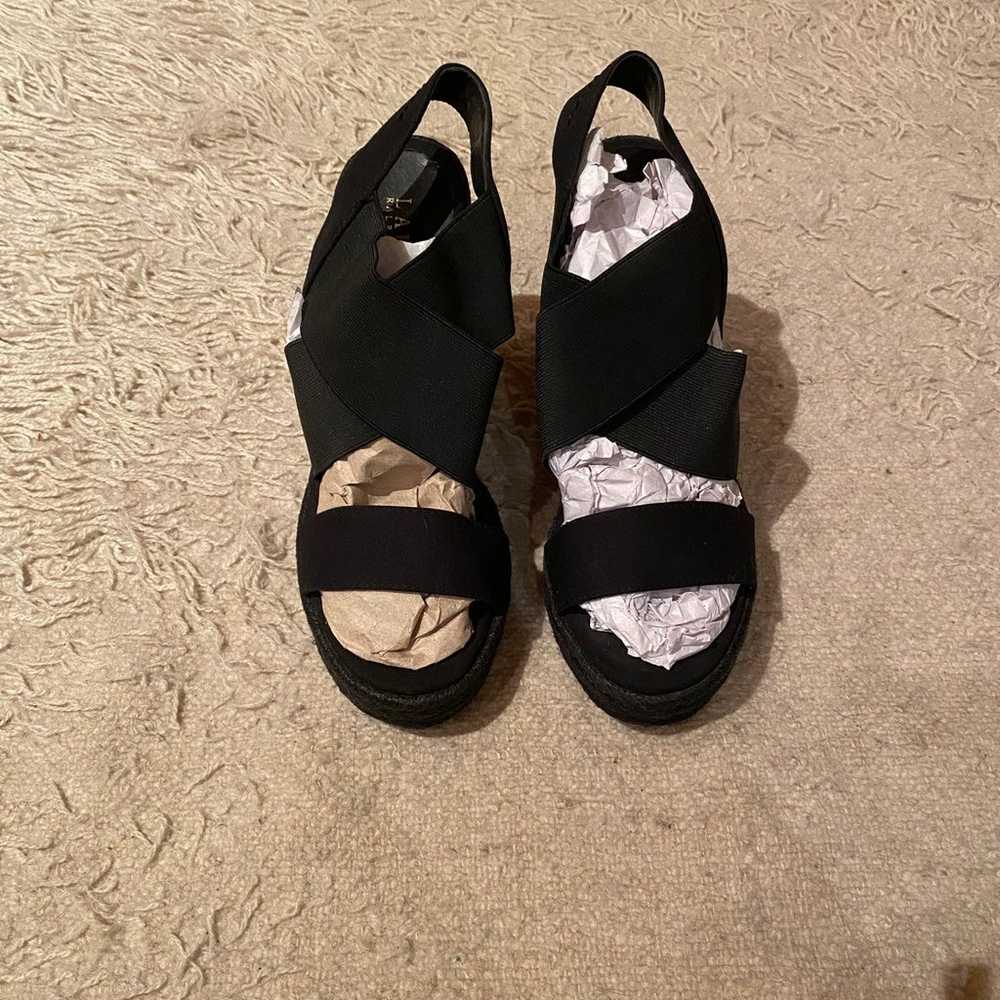 Ralph Lauren Wedge Platform Heel Sandals - image 6