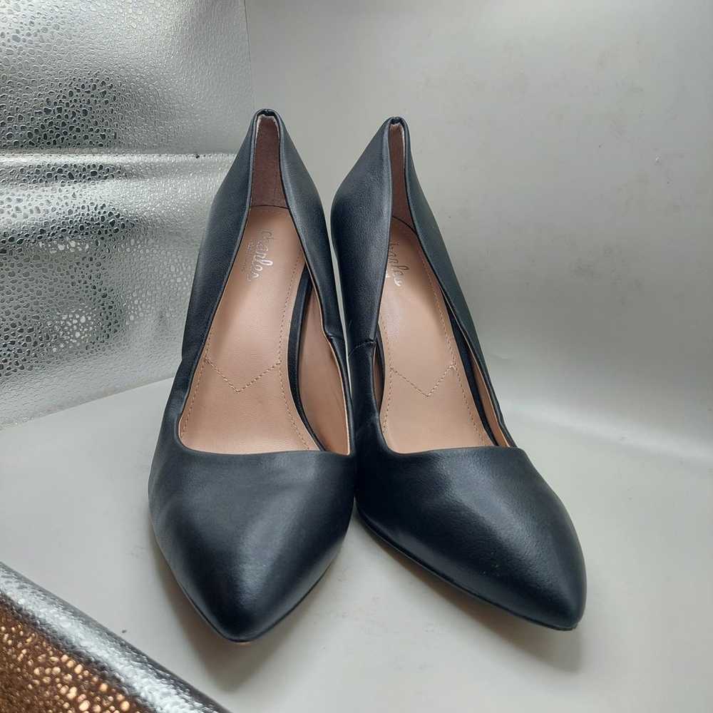 Charles David Black Heels Women's 10 NWOT - image 2