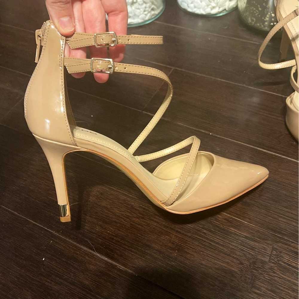 Aldo strappy nude pump w back zipper - image 3