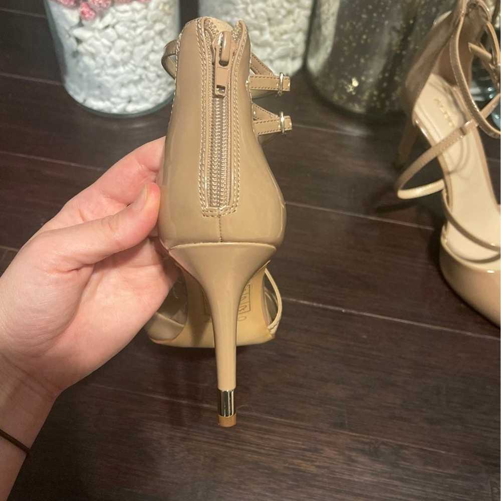 Aldo strappy nude pump w back zipper - image 8