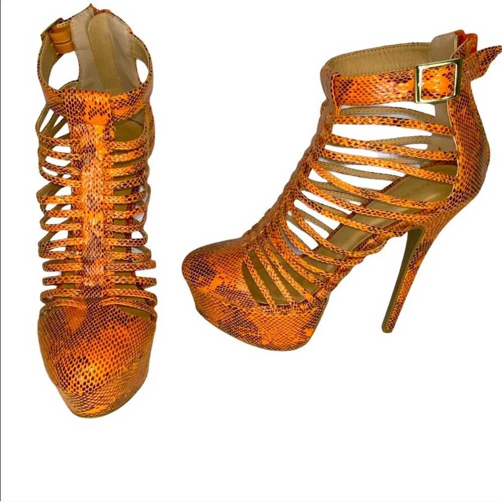 Shoe Republic LA Snake Skin Platforms 8 - image 1