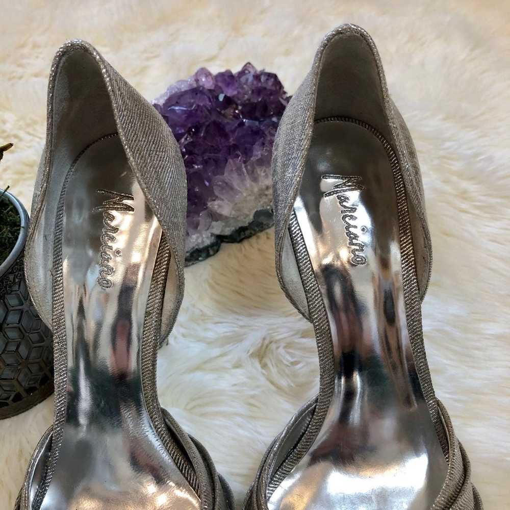 Marciano by Guess Silver Peep Toe Heels - image 10