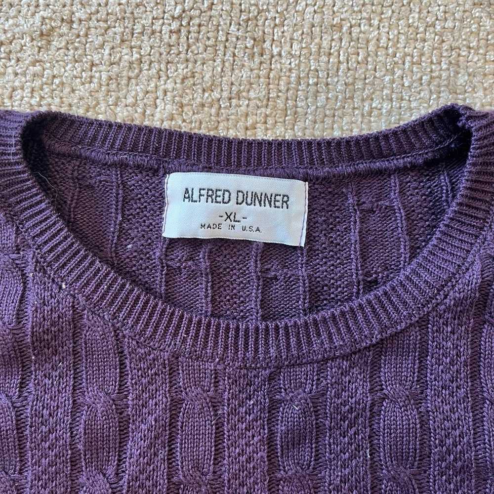 Alfred Dunner Womens Shirt Size XL Purple Short S… - image 2