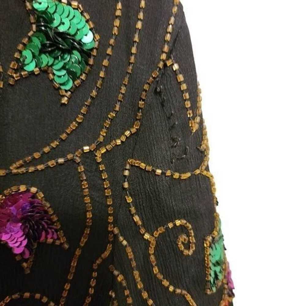 Stenay Plus Vintage Silk Colorful Beaded Formal T… - image 10