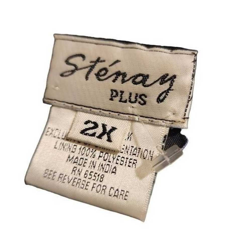 Stenay Plus Vintage Silk Colorful Beaded Formal T… - image 2