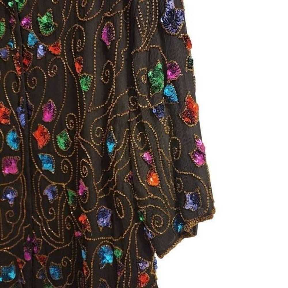 Stenay Plus Vintage Silk Colorful Beaded Formal T… - image 8