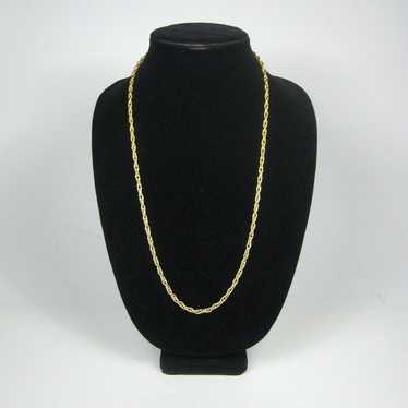 Monet Necklace Strand Link Braided Chain 28 in Je… - image 1