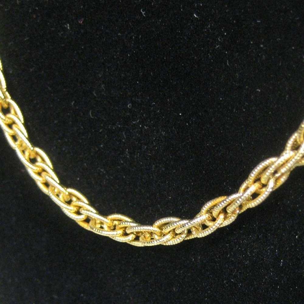 Monet Necklace Strand Link Braided Chain 28 in Je… - image 6