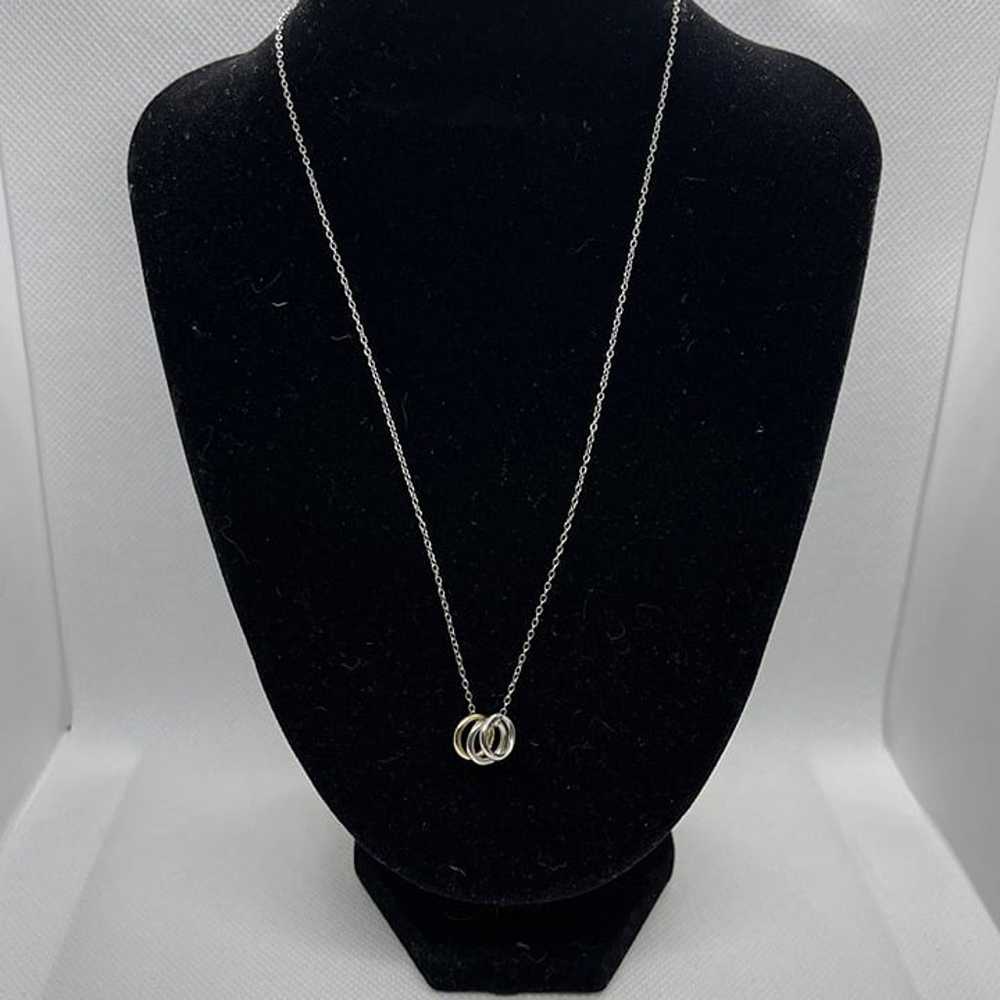 Michael Kors Tri-Tone Pendant Necklace - image 1