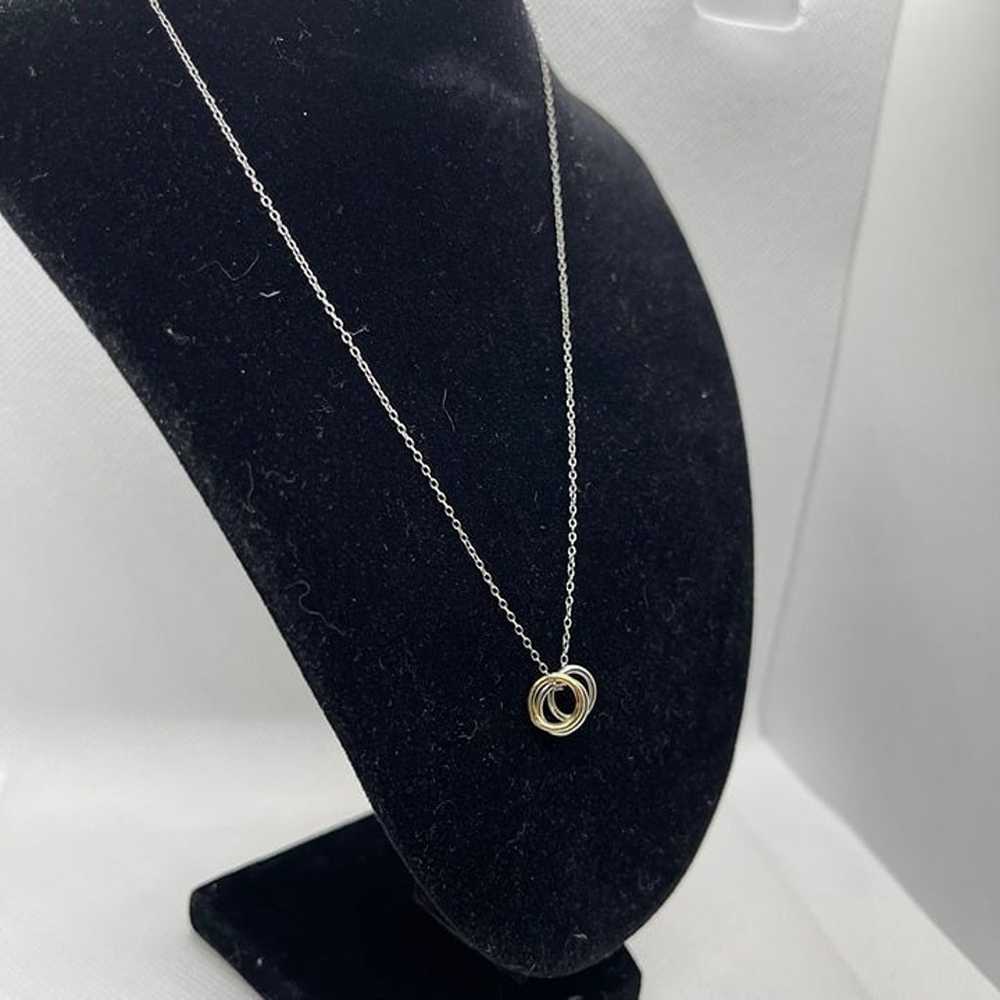 Michael Kors Tri-Tone Pendant Necklace - image 4