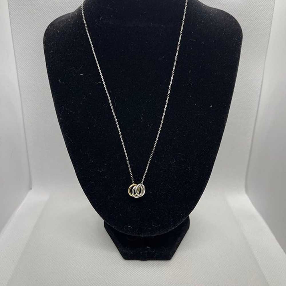 Michael Kors Tri-Tone Pendant Necklace - image 7
