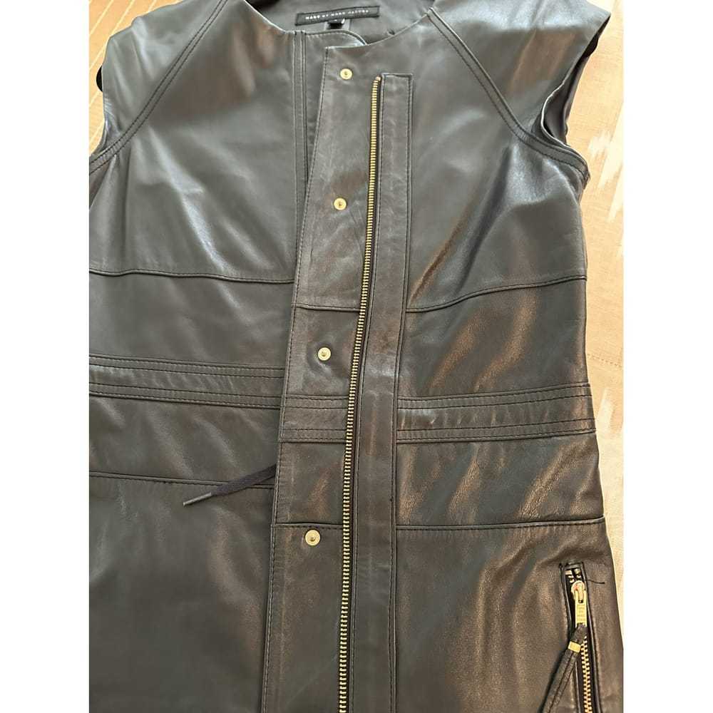 Marc by Marc Jacobs Leather mini dress - image 8