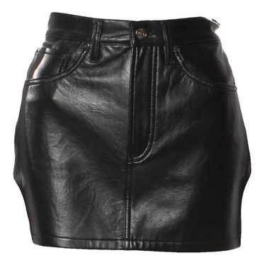 Agolde Leather mini skirt