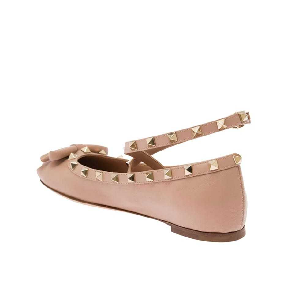 Valentino Garavani Rockstud leather ballet flats - image 3