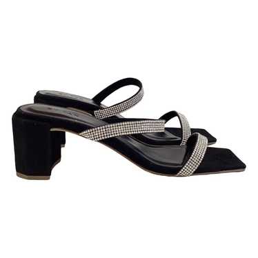 【新品】BY FAR Tanya Black Suede/サンダル ブラック 新品】BY FAR Tanya Black Suede/サンダル ブラック
