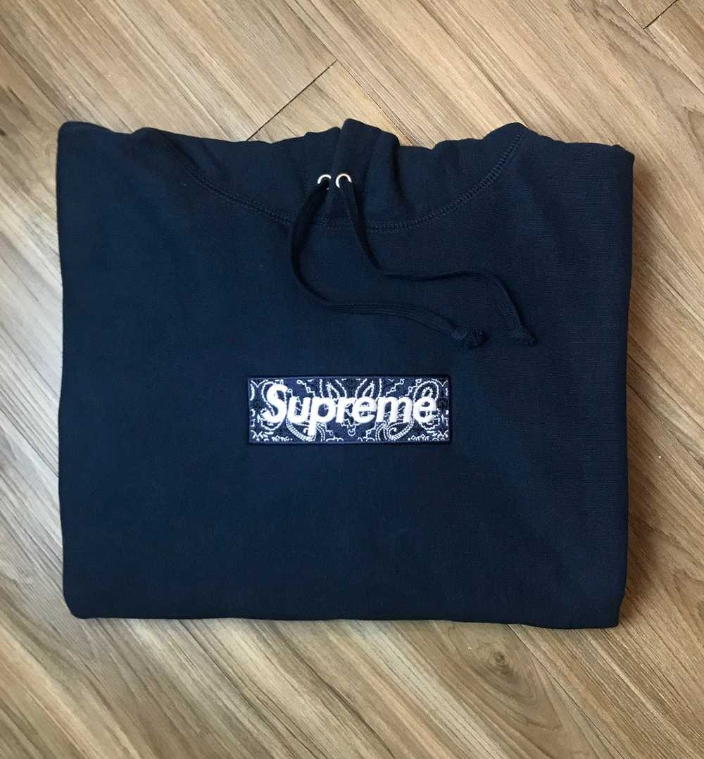 Streetwear × Supreme Supreme Bandana Box Logo Hoo… - image 1
