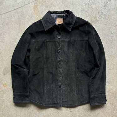 AMI black suede AMI jacket