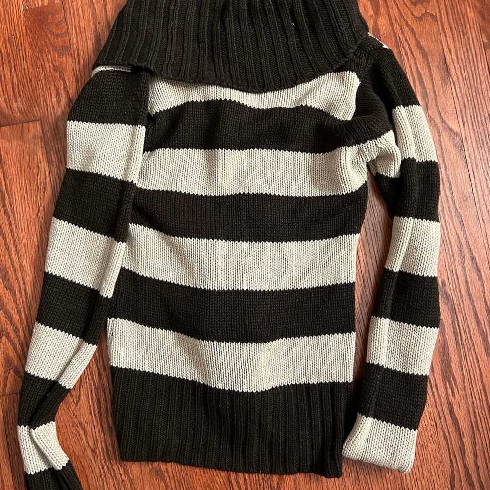 vintage y2k grunge wet seal striped sweater - image 3