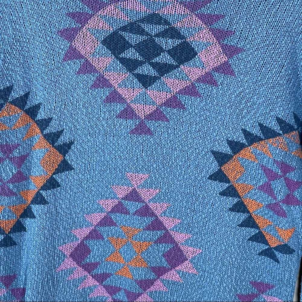 Sears & Roebuck Vintage 80s Aztec Southwestern Pa… - image 6