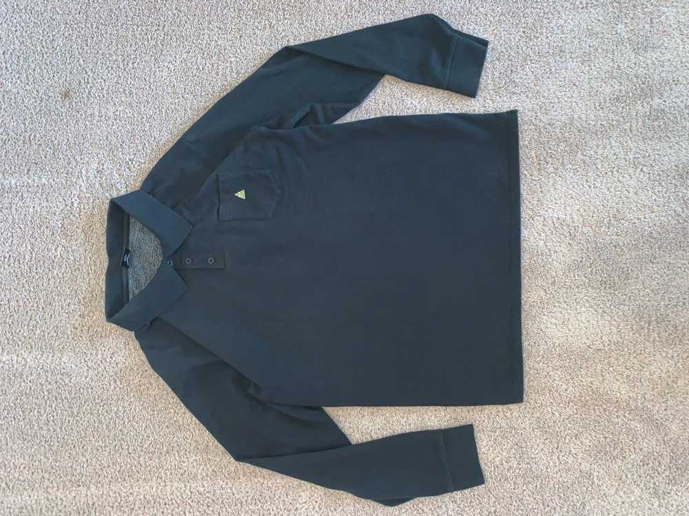 Perks And Mini P.A.M. PIQUE KNIT LONGSLEEVE POLO … - image 1